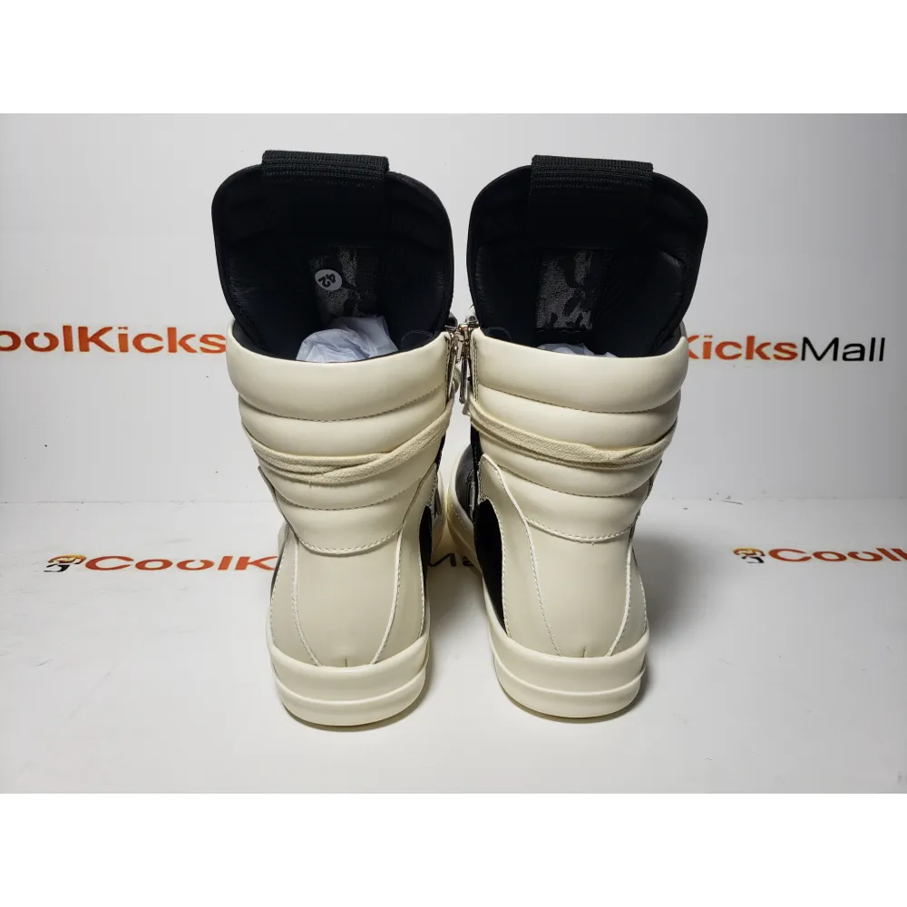  💖Free shipping💖 PKGoden RICK OWENS/RO Geobasket Black and White RU02C7894LCGLPO-7511 