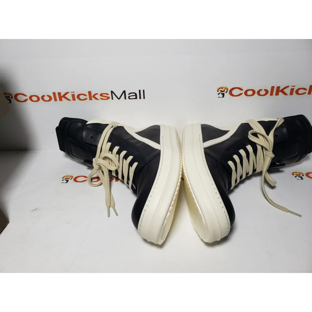  💖Free shipping💖 PKGoden RICK OWENS/RO Geobasket Black and White RU02C7894LCGLPO-7511 