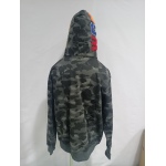 BAPE Color Camo Shark Full Zip Hoodie Black