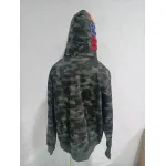 BAPE Color Camo Shark Full Zip Hoodie Black