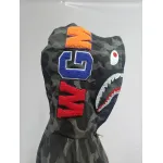 BAPE Color Camo Shark Full Zip Hoodie Black