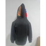 BAPE ABC Camo Shark Wide Fit Full Zip Double Hoodie Navy