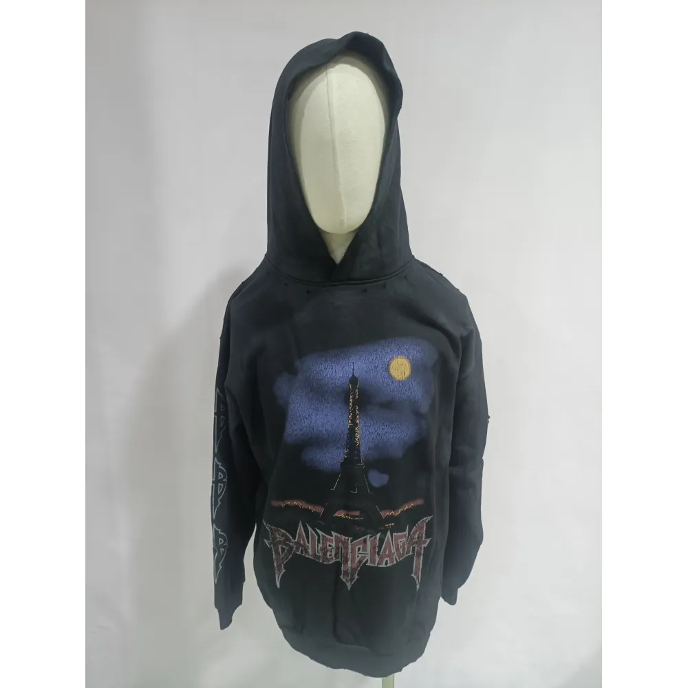 Balenciaga 23FW Reverse Tower Hoodie