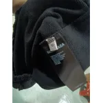 Balenciaga distressed washed lock embroidered Short Pants black