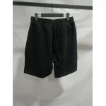 Balenciaga distressed washed lock embroidered Short Pants black