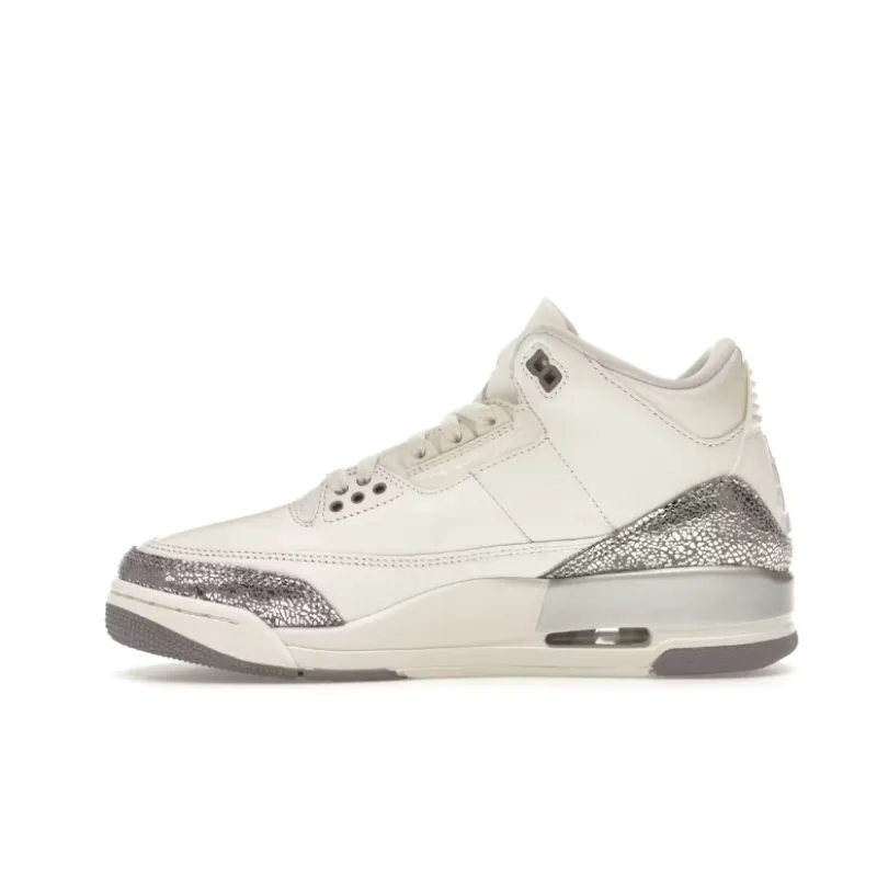 PKGoden Air Jordan 3 Retro Sail Metallic Silver CK9246-100