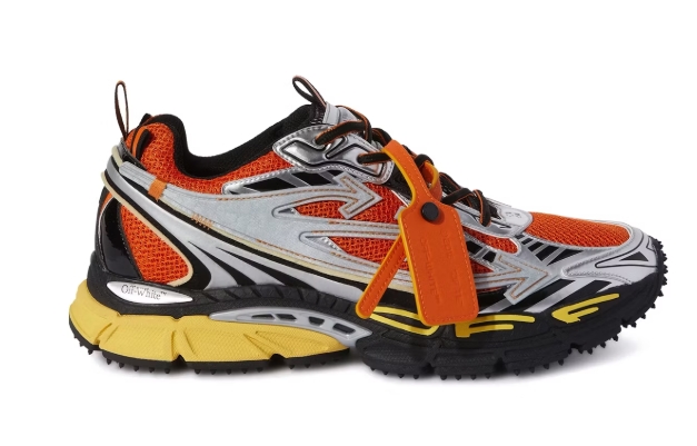 PKGoden OFF-WHITE Be Right Back Silver Orange OMIA295S25 FAB00 17225