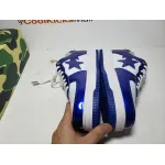 Special Sale A Bathing Ape Bape Sta Low Blue and White Mirror Finish 1170-191-022
