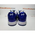Special Sale A Bathing Ape Bape Sta Low Blue and White Mirror Finish 1170-191-022