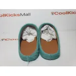 PKGoden Dark Green long hair calfskin Fussbett sabot Marni Slides