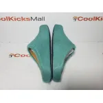 PKGoden Dark Green long hair calfskin Fussbett sabot Marni Slides