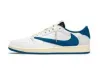 PKGoden Air Jordan 1 Retro Low OG SP Fragment x Travis Scott Sail Military Blue DM7866-104