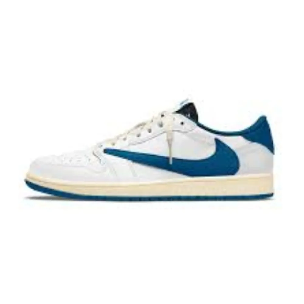 PKGoden Air Jordan 1 Retro Low OG SP Fragment x Travis Scott Sail Military Blue DM7866-104