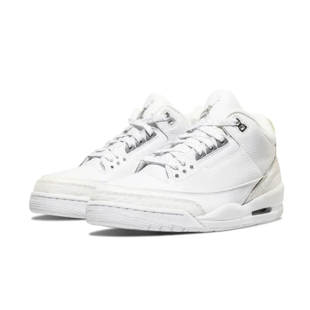 PKGoden Air Jordan 3 Retro Pure Money(White Cat)  CT8532-111