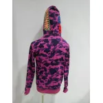 BAPE Color Camo Shark Full Zip Hoodie Purple