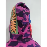 BAPE Color Camo Shark Full Zip Hoodie Purple