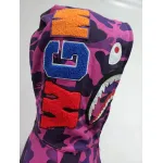 BAPE Color Camo Shark Full Zip Hoodie Purple