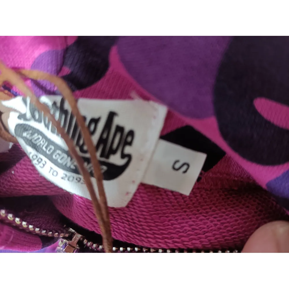 BAPE Color Camo Shark Full Zip Hoodie Purple
