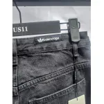 Balenciaga/Adidas joint three-bar ribbon washed Jeans 1