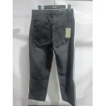 Balenciaga/Adidas joint three-bar ribbon washed Jeans 1