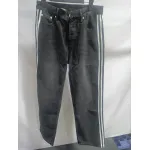 Balenciaga/Adidas joint three-bar ribbon washed Jeans 1