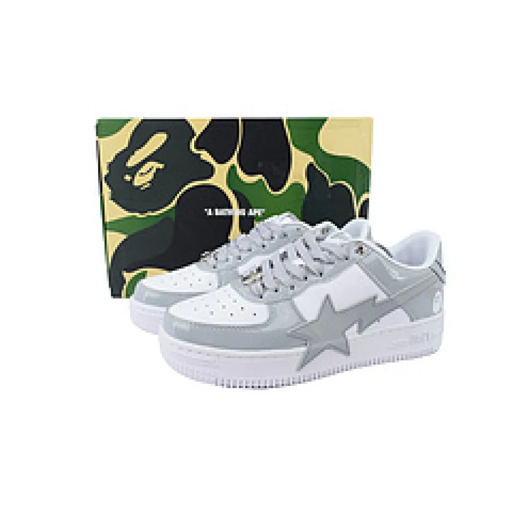 G5 A BATHING APE Bape STA White Grey OZXSHMX91310N