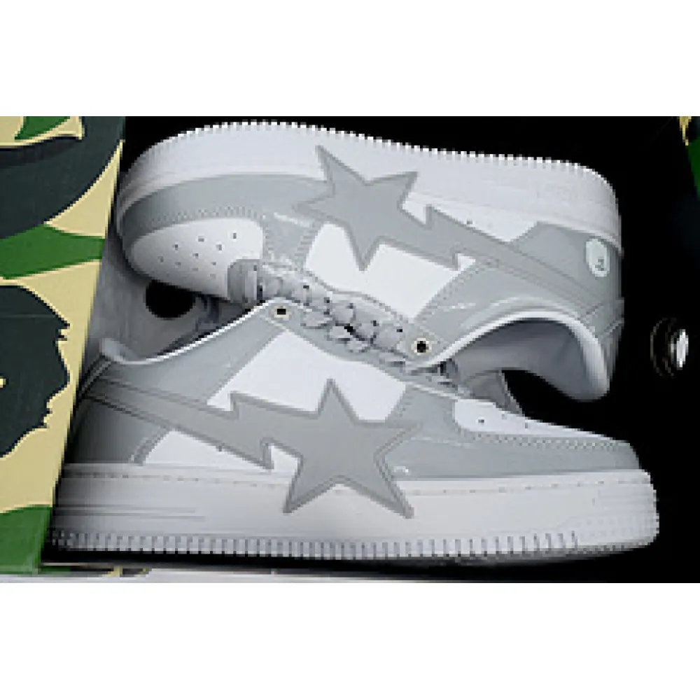 G5 A BATHING APE Bape STA White Grey OZXSHMX91310N