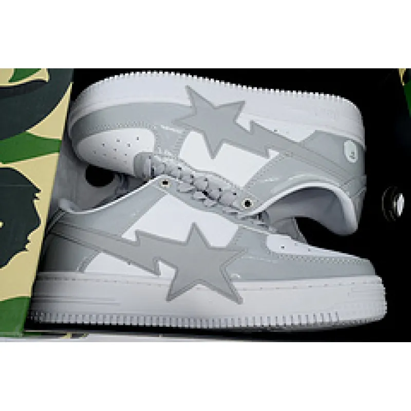 G5 A BATHING APE Bape STA White Grey OZXSHMX91310N