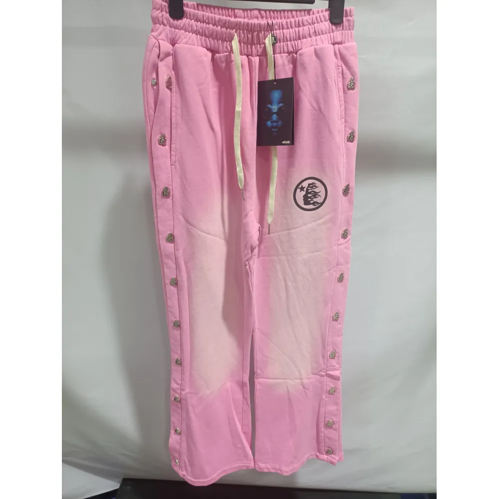 Hellstar casual sports pink Sweatpants 