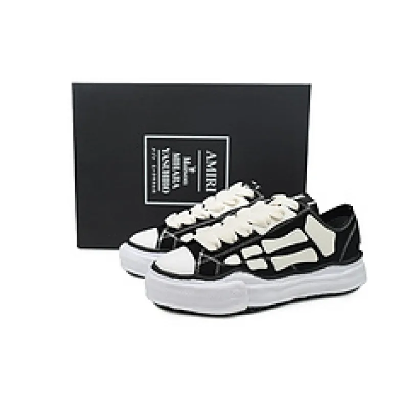PKGoden Maison Mihara Yasuhiro x AMIRI Skel-Top Low Black