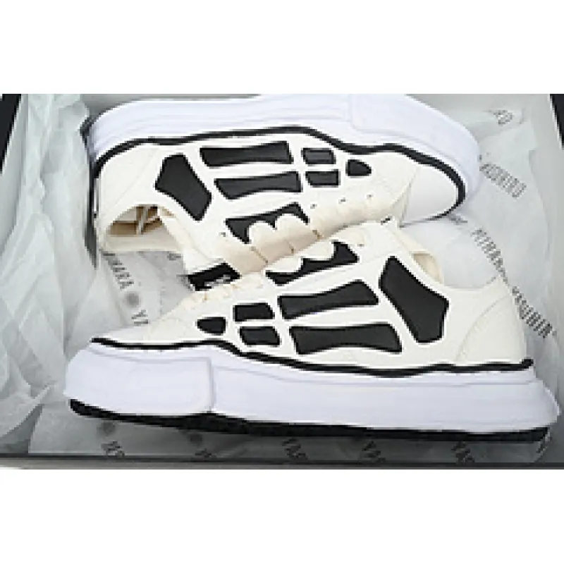 PKGoden Maison Mihara Yasuhiro x AMIRI Skel-Top Low Off White