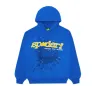 Sp5der TC Hoodie Blue 11