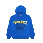 Sp5der TC Hoodie Blue 11