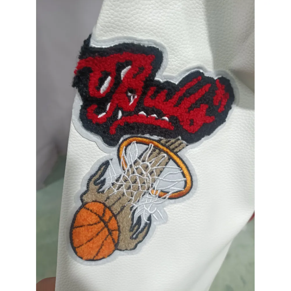 OFF-WHITE C/O Chicago Bulls Varsity Jacket