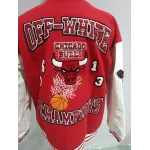 OFF-WHITE C/O Chicago Bulls Varsity Jacket