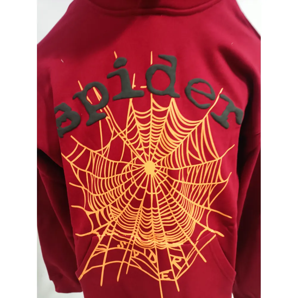 Sp5der Worldwide Hoodie RED(M),3825