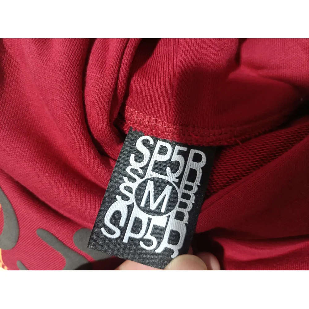 Sp5der Worldwide Hoodie RED(M),3825