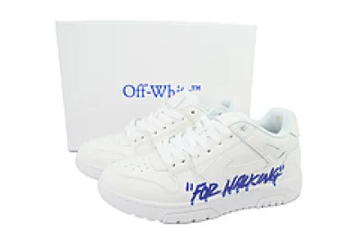 PKGoden OFF-WHITE Out Of Office White and Blue Letters OMIA189F 24LEA006 0145 02