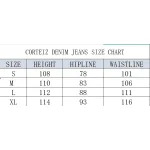 Corteiz Alcatraz Baggy Jeans Washed Blue