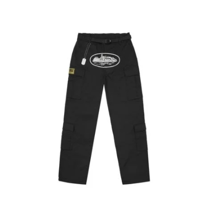 Corteiz Guerillaz Cargo Pant Black