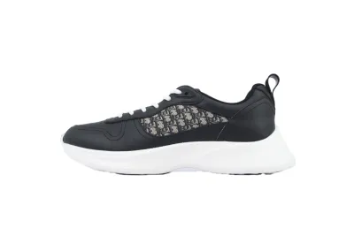 PKGoden Dior B25 Runner Black Smooth Calfskin Oblique Jacquard 01