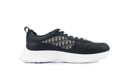 PKGoden Dior B25 Runner Black Smooth Calfskin Oblique Jacquard 02