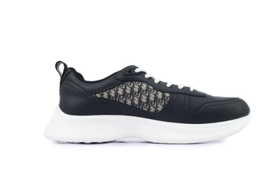 PKGoden Dior B25 Runner Black Smooth Calfskin Oblique Jacquard 02