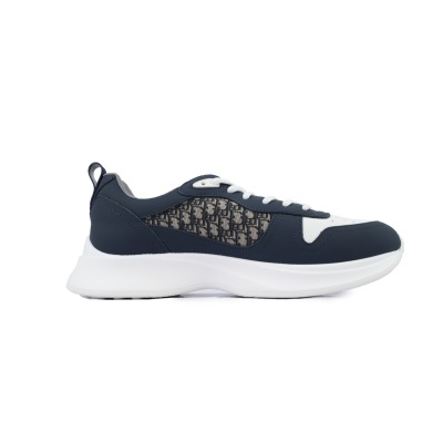 PKGoden Dior B25 Runner Blue Smooth Calfskin Oblique Jacquard 02