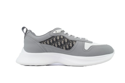 PKGoden Dior B25 Runner Grey Smooth Calfskin Oblique Jacquard 02