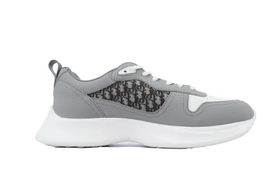 PKGoden Dior B25 Runner Grey Smooth Calfskin Oblique Jacquard 02