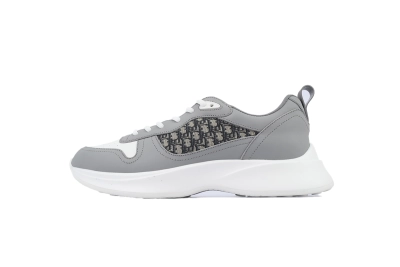 PKGoden Dior B25 Runner Grey Smooth Calfskin Oblique Jacquard 01