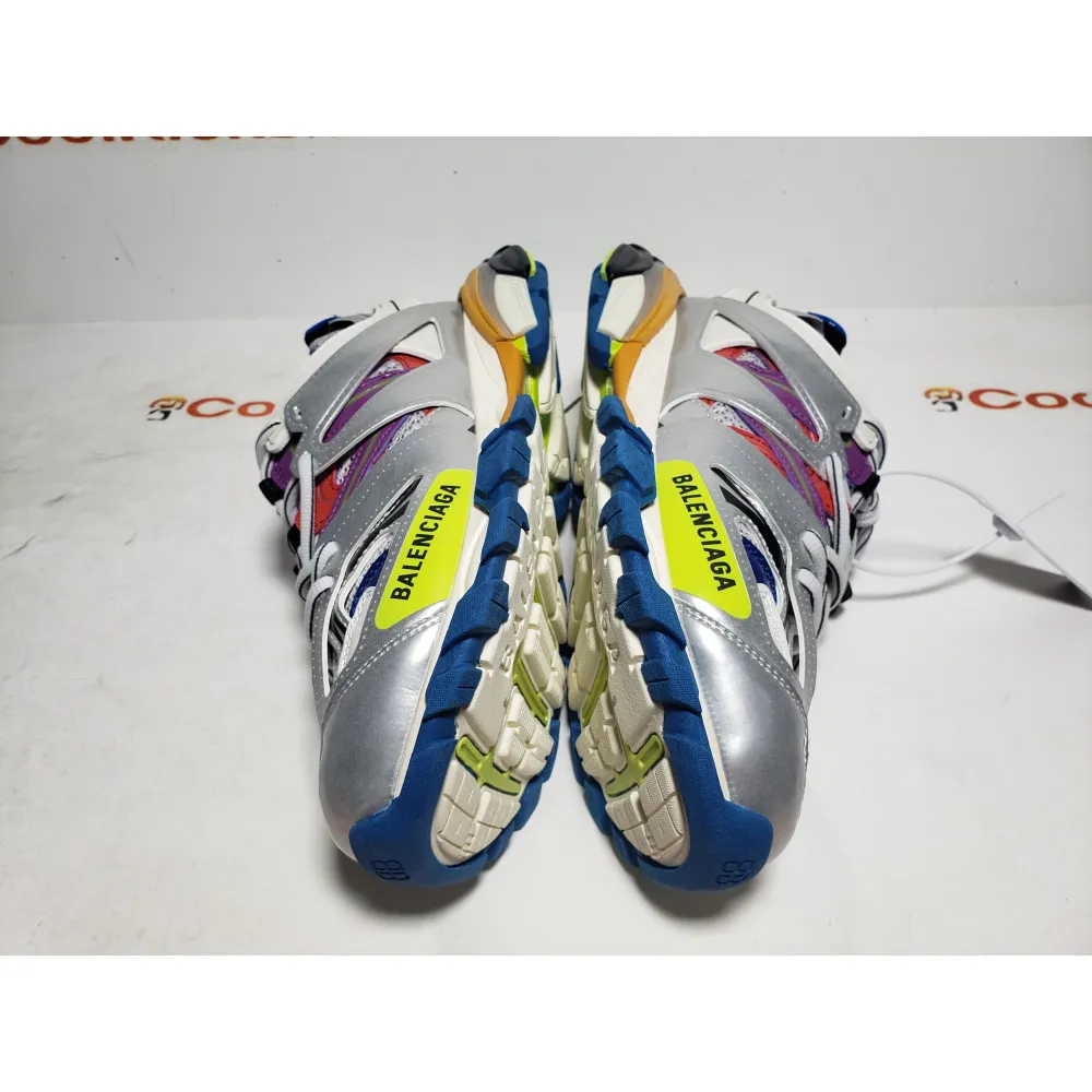 PKGoden Balenciaga Track Leather Free White Silver Multi,542023W2FSA8123