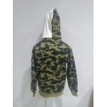 BAPE co-branded hell kitty camouflage zipper hoodie green