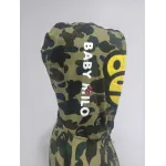 BAPE co-branded hell kitty camouflage zipper hoodie green